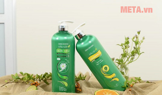 Combo dầu gội và dầu xả dược liệu Thái Dương 3 hương lá (màu xanh) Combo dầu gội và dầu xả dược liệu Thái Dương 3 hương lá (màu xanh)