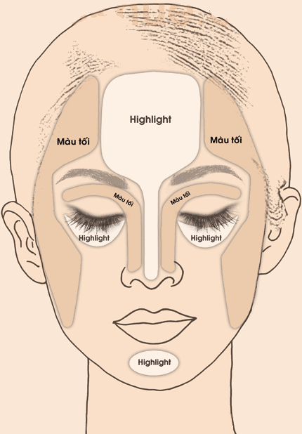 Cách trang điểm nhẹ cho gương mặt tròn