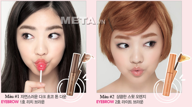 Mascara lông mày Etude House Color My Brows bám dính tốt, lâu trôi. Mascara lông mày Etude House Color My Brows bám dính tốt, lâu trôi.