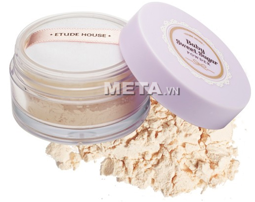 Phấn phủ Etude House Baby Sweet Sugar Powder với chỉ số chống nắng vượt trội. Phấn phủ Etude House Baby Sweet Sugar Powder với chỉ số chống nắng vượt trội.