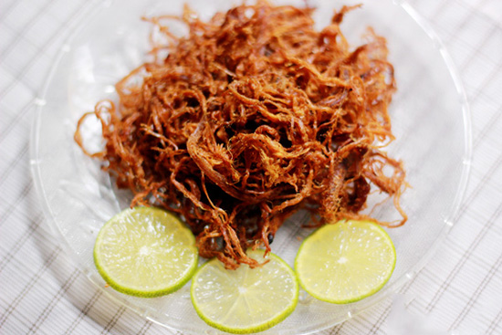 Thành quả khi làm thịt bò khô bằng lò vi sóng