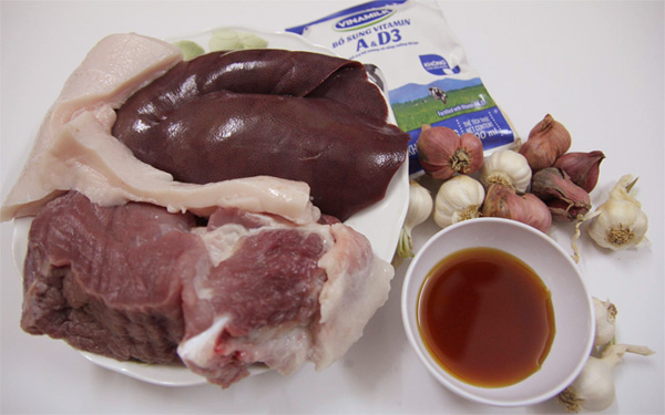 Nguyên liệu làm pate