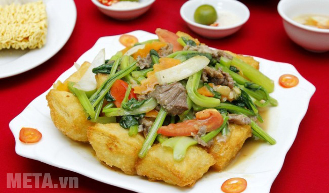 Phở chiên phồng Phở chiên phồng
