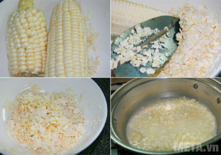 Thái nhỏ hạt ngô ra Thái nhỏ hạt ngô ra