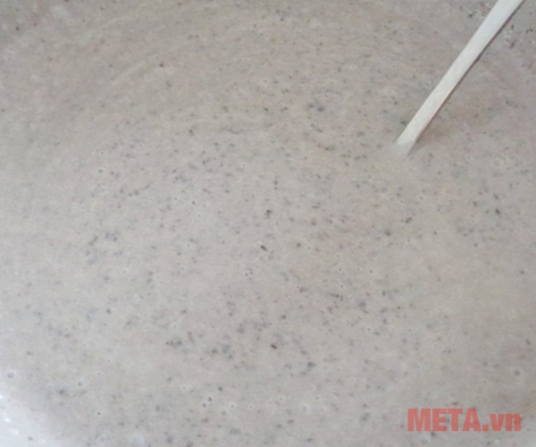 Đỗ đen sau khi đã xay nhuyễn