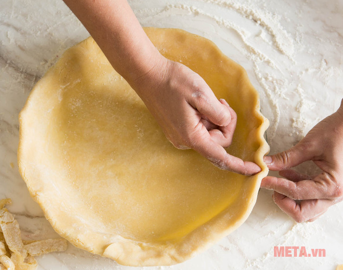 Chuẩn bị phần bánh Pie