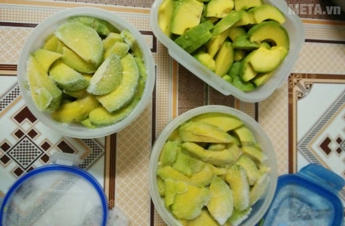 Thành quả bơ sau khi trữ đông Thành quả bơ sau khi trữ đông