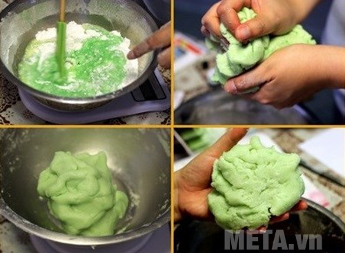 Bạn cần trộn bột đều tay để vỏ bánh được ngon nhất có thể