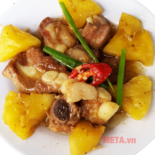 Sườn kho dứa thơm ngon Sườn kho dứa thơm ngon