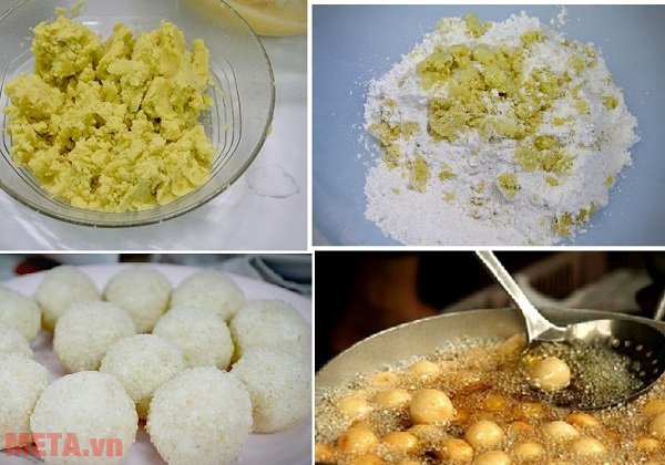 Giã nhuyễn đậu xanh 