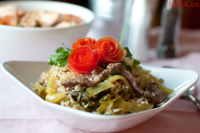 Cơm rang dưa bò phổ biến, được nhiều người yêu thích