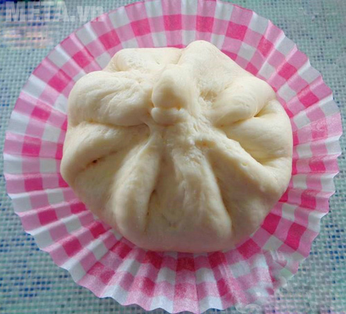 Bánh bao khi đã chín trông thật hấp dẫn 