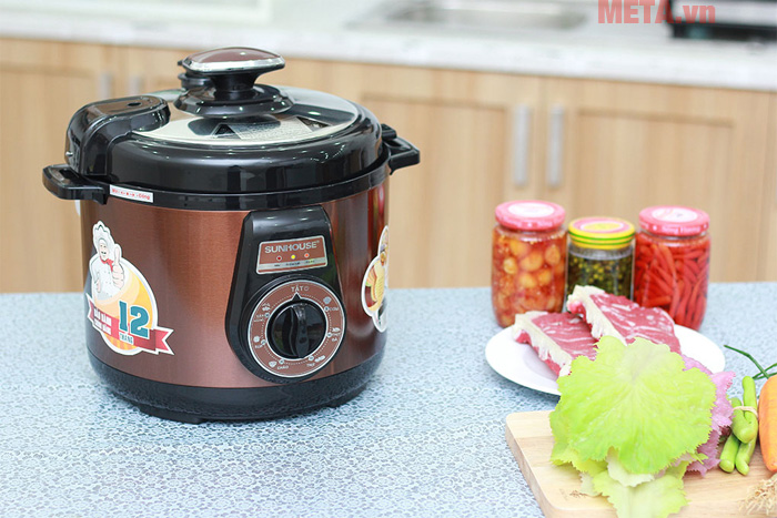 Nồi áp suất điện Sunhouse SHD1552 Nồi áp suất điện Sunhouse SHD1552