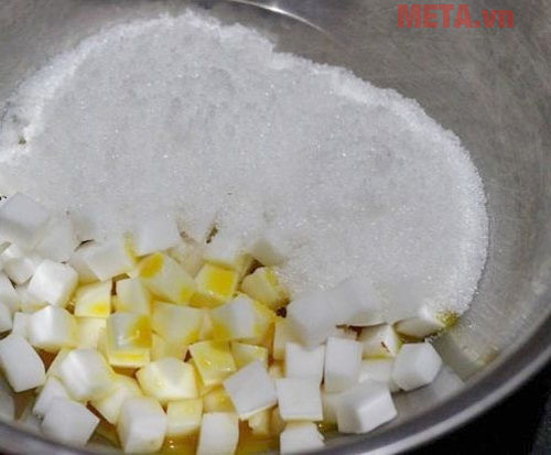 Mứt dừa viên vị chanh dây