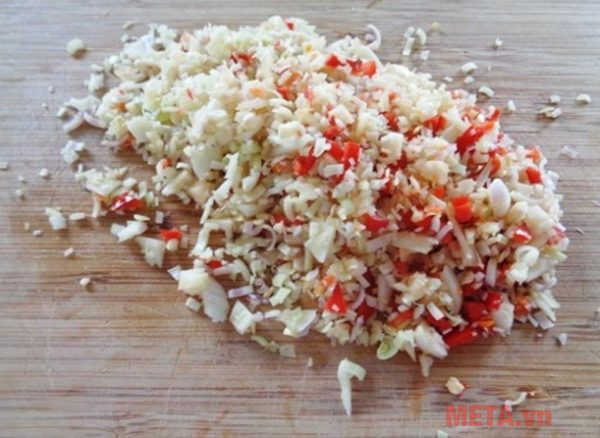 Tỏi sả băm nhỏ 