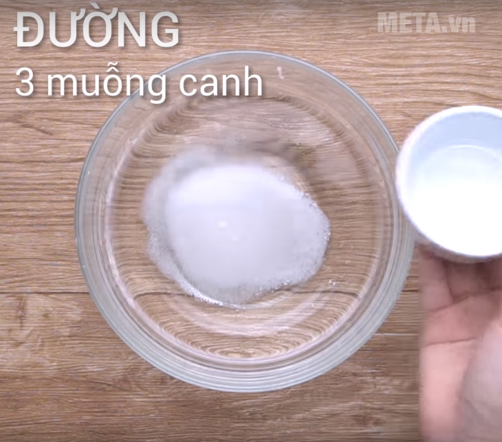 3 muỗng canh đường