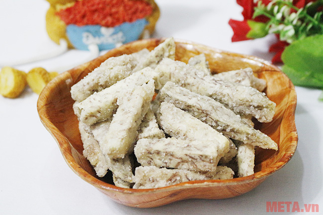 Mứt khoai môn chỉ mất 40 phút để thực hiện