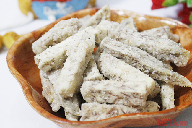 Mứt khoai môn sẽ là món mứt lạ miệng