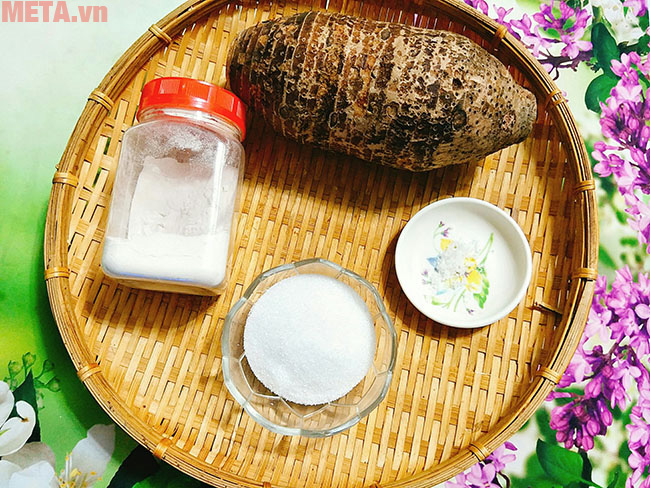 Các nguyên liệu cần chuẩn bị cho món mứt khoai môn