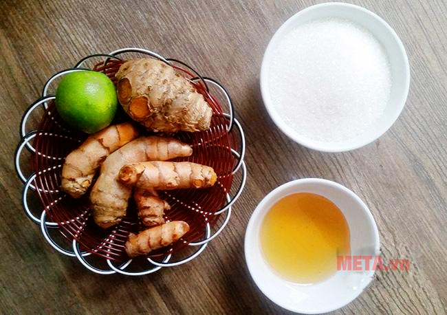 Các nguyên liệu cần chuẩn bị cho món mứt nghệ