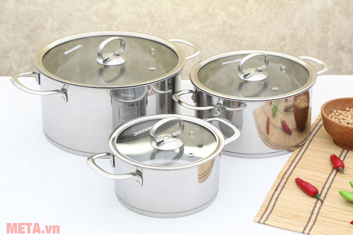 Bộ nồi inox Bộ nồi inox