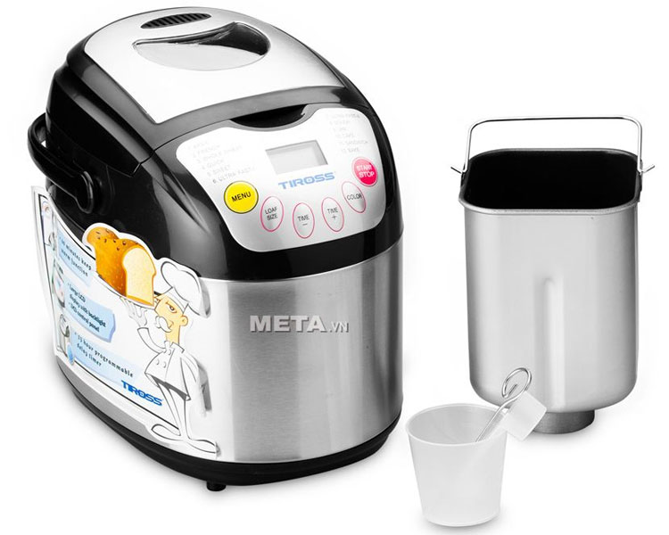 Máy làm bánh mì 12 chức năng Tiross TS-821