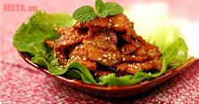 Cách làm món thịt rán tẩm vừng siêu ngon