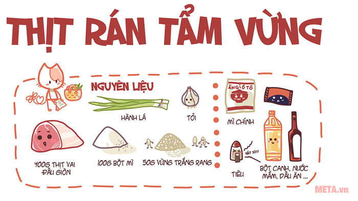 Nguyên liệu chuẩn bị đơn giản, dễ mua Chuẩn bị nguyên liệu