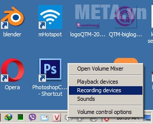 Chọn biểu tượng loa