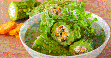 Công thức làm món canh mướp đắng nhồi thịt cực bổ dưỡng