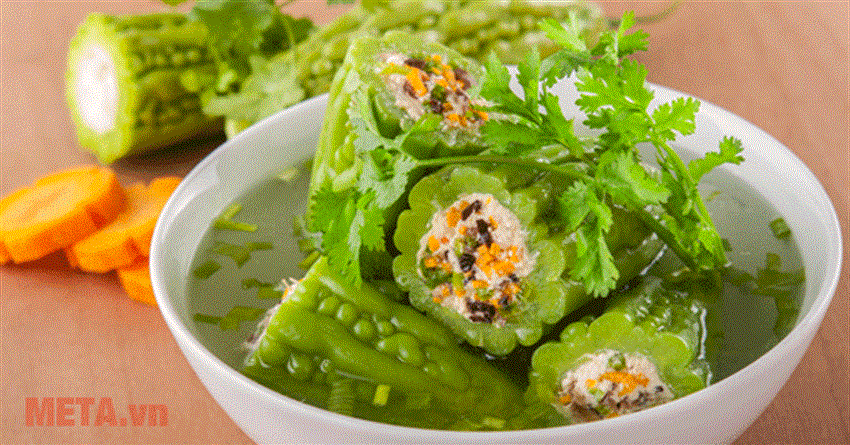 Công thức làm món canh mướp đắng nhồi thịt cực bổ dưỡng