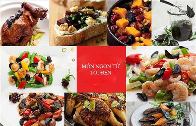 Cách làm món ăn từ tỏi đen