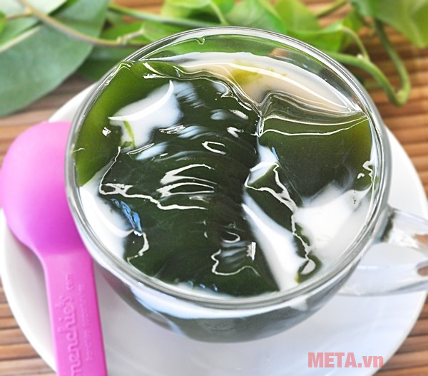 Khi thành phẩm có thể ăn chung với cốt dừa hoặc hạt é