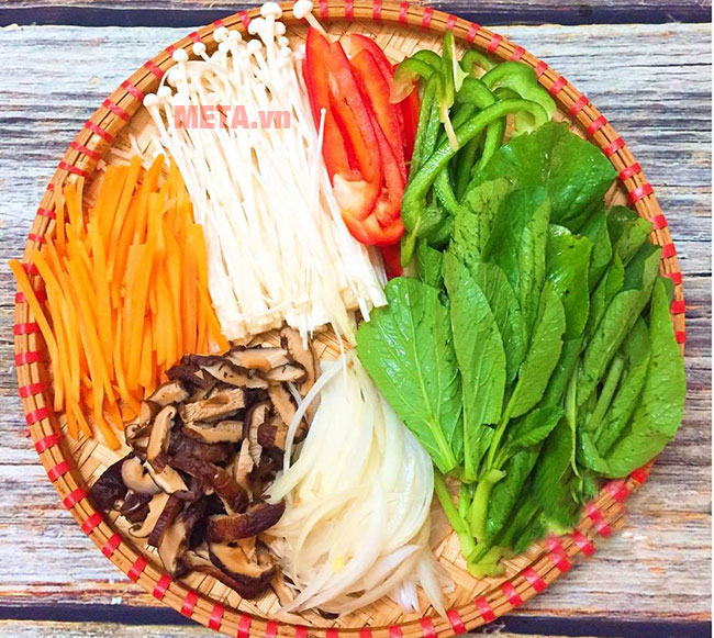 Sơ chế các loại rau củ