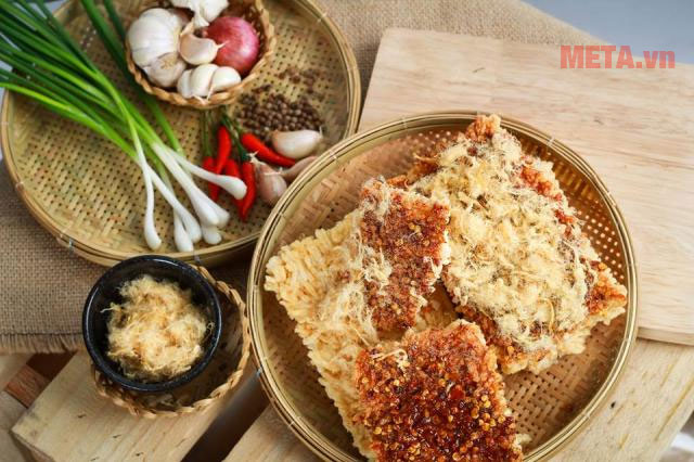 Cơm cháy chà bông giòn rụm Cơm cháy chà bông giòn rụm