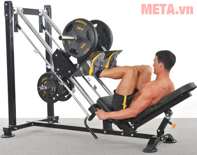 Máy đạp chân ít áp lực hơn so với việc Squat