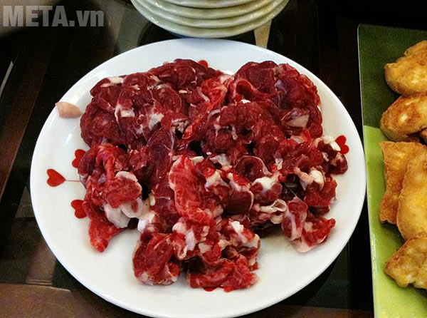 Thịt bò thái miếng mỏng