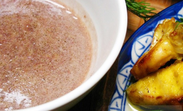 chuẩn bị mắm tôm Chả cá lã vọng