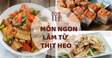 Gợi ý thực đơn bữa tối với thịt heo