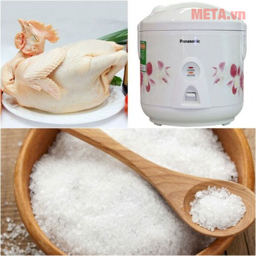 Nguyên liệu làm món gà hấp sả