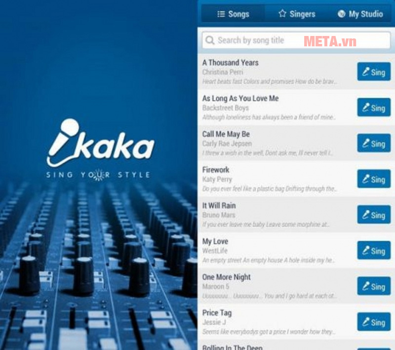Những ứng dụng hát Karaoke cho bạn thỏa đam mê Ứng dụng Ikara
