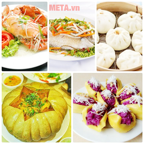 Nồi hấp điện đa năng - "cánh tay phải" đắc lực cho chị em nội trợ Nhiều món ăn 1 lúc