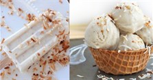 Cách làm kem dừa đơn giản bằng máy xay sinh tố