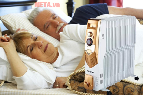 Những cách giữ ấm cho gia đình có người già và trẻ nhỏ khi chuyển mùa Máy sưởi dầu