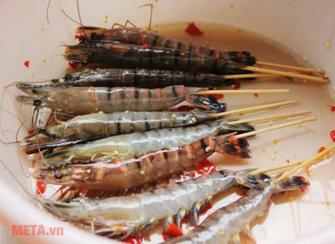 Ướp tôm nướng  Ướp tôm nướng