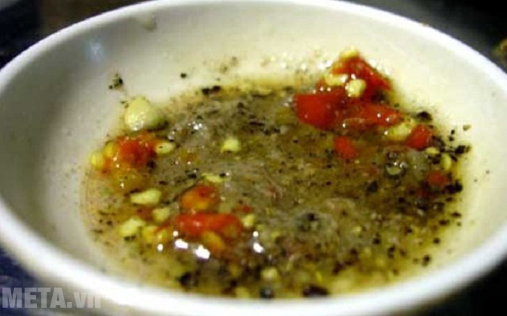 Muối gia vị chấm ngao hấp sả