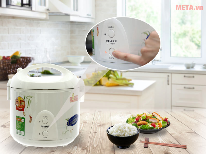 Giải pháp tuyệt vời khi nồi cơm điện không nhảy, cơm không chín Nhấn nút cook