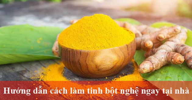 Cách làm tinh bột nghệ