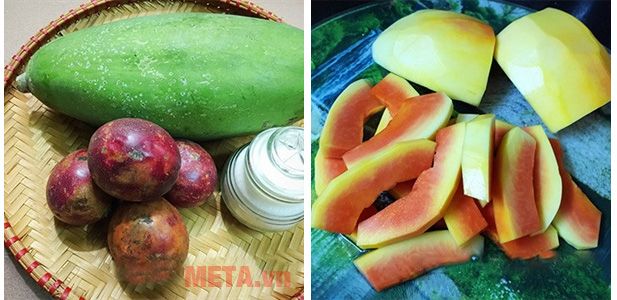 Cách làm mứt đu đủ chanh dây Cách làm mứt đu đủ chanh dây