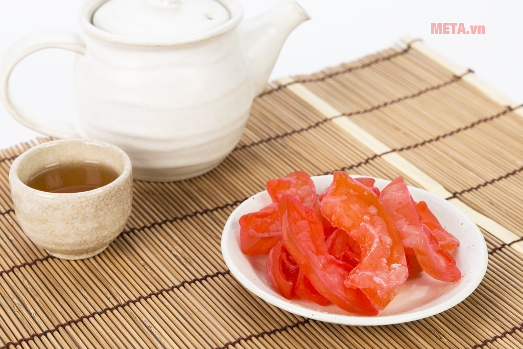 Mứt đu đủ sấy vị chanh dây không ngán ngày Tết Mứt đu đủ sấy vị chanh dây không ngán ngày Tết